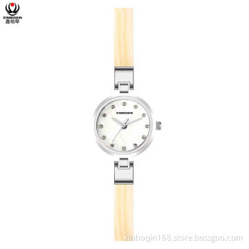 XINBOQIN Factory Custom Logo Brand Quartz Acetate Lady Watch